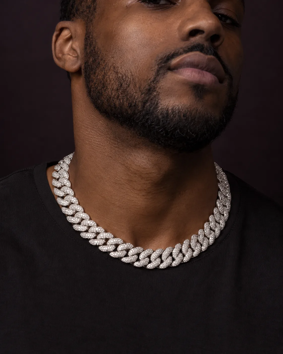 Iced Prong Cuban Chain 12mm
